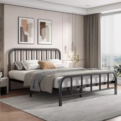 Iron bed frame Metal bed frame Stainless steel double bed frame Heavy iron bed Queen size bed frame Bedroom iron bed