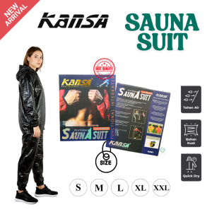 Baju Sauna Pembakar Lemak Quick Dry Jaket Sauna Suit Kansa