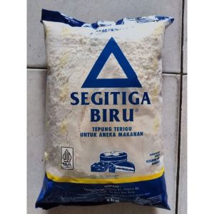 Boga Sari Tepung Terigu  Cap Segi Tiga Biru Kemasan 1kg.
