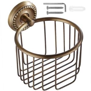 Kim loại cứng cuộn giấy toilet Dispenser tường phòng tắm tập tin đính kèm công cụ mà không cần lắp ráp không khăn tắm kệ cho nhà