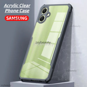 Vỏ cho Samsung Galaxy A06 A05 A04 5g vỏ 2024 Acrylic trong suốt cho samsunga06 a04e samsunga05 samsunga04 4G Vỏ bảo vệ kiểu áo giáp chống sốc