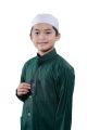 Baju Koko Anak Lengan Panjang Polos Merah Maroon annur. 