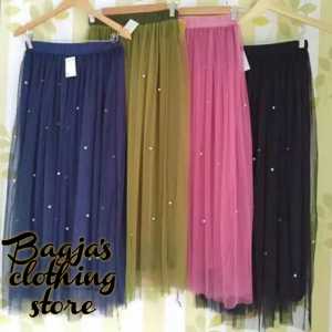 (Gratis ongkir) Rok tutu pearl/Rok tutu mutiara dewasa ukuran M L XL / Rok tutu panjang