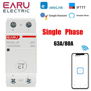 WIFI Circuit Breaker Smart Time Timer Breaker Relay Switch Voice Remote Control by Tuya eWeLink APP Smart House Alexa  Hom