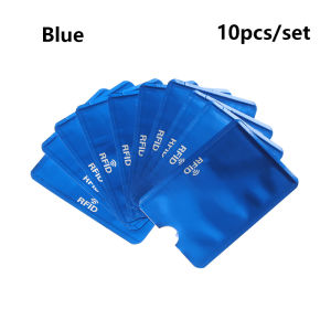 【COD&Ready Stock】10PCS New Anti-theft Credit Cards Protection RFID Blocker Blocking Sleeve Card Holder Protect Case Cover
