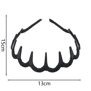 【♡Lovely girls house♡】Wave Headband with Big Teeth Hair Hoop Female Korean Toothed Bangs Pressure Hair Accessories