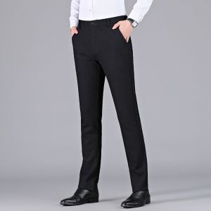 Quần tây âu nam đẹp vải hàn quốc quần vải co giãn ống suông vừa mặc công sở