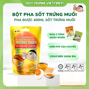 Bột pha Sốt trứng muối cao cấp - Soy Asahi - Sốt chấm trộn salad hải sản sốt ăn vặt...