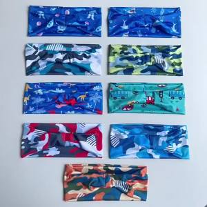 สายรัดผ้าโพกศีรษะสำหรับเด็กชายออกกำลังกายสำหรับเด็กสายรัดไม่ลื่นยางยืดระบายอากาศได้สำหรับเล่นกีฬา