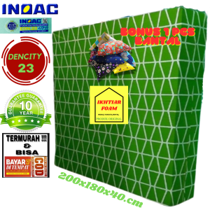 Kasur inoac nomor 1 ukuran 200x180x40cm super jumbo Kasur Busa Inoac Garansi 10 Tahun Anti Kempes