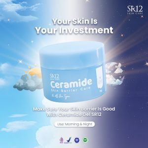 CERAMIDE SKIN BARIER WHITENING SR12 Melembabkan mencerahkan Melembutkan Kulit wajah jadi kenyal