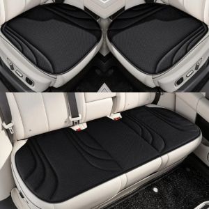 3 in 1 Car Seat Cover Front & Rear Back Cushion Universal Whole seaweed fiber Seat Mat