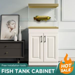 Aquarium CabinetAquariumStandWooden Fish Tank Cabinet Nordic style