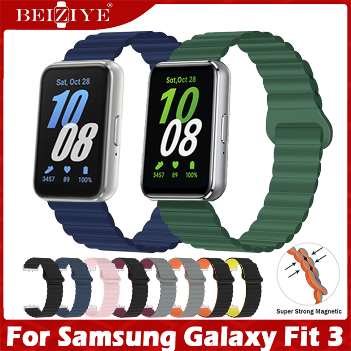 For Samsung Galaxy Fit Strap Galaxy Fit3 Strap Magnetic Rubber