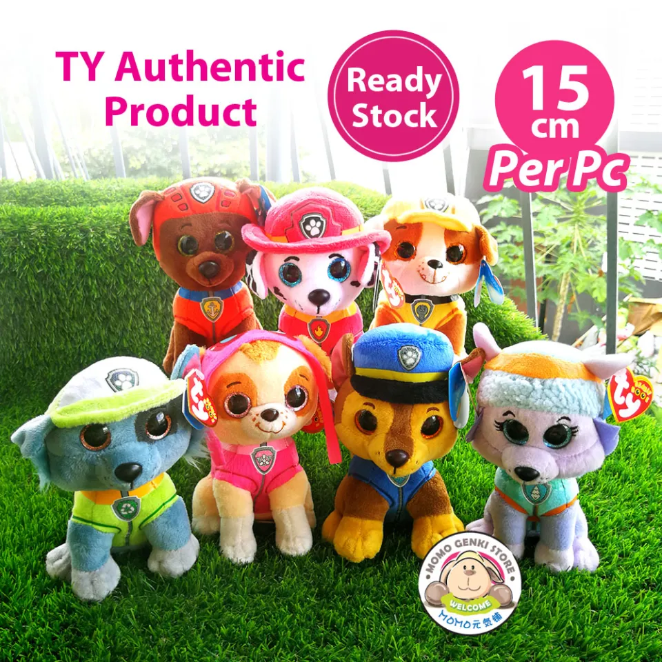 TY PAW Patrol Chase Marshall Zuma Rocky Skye Rubble Everest