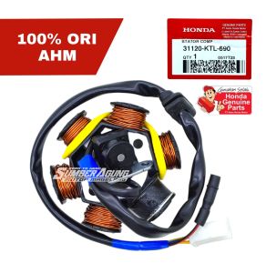 SPULL ASSY SPUL STATOR COMP REVO 100 SUPRA FIT NEW ORI AHM 31120-KTL-690
