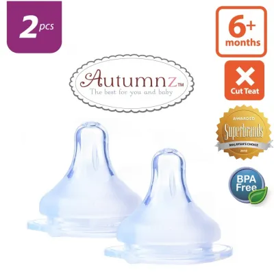 Autumnz MAXY Soft Silicone Teat *2pcs* Round Hole