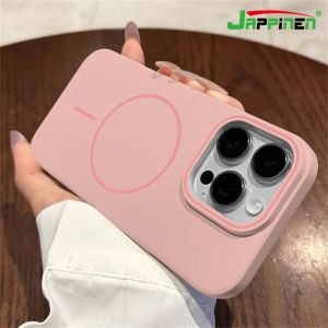 Original Magsafe Wireless Charging Phone Case for Samsung Galaxy S25 Ultra 5G S24 Plus + S23 FE S22 S21 S20 Ultra Note 20 Ultra Thin Matte Magnetic Cover Casing