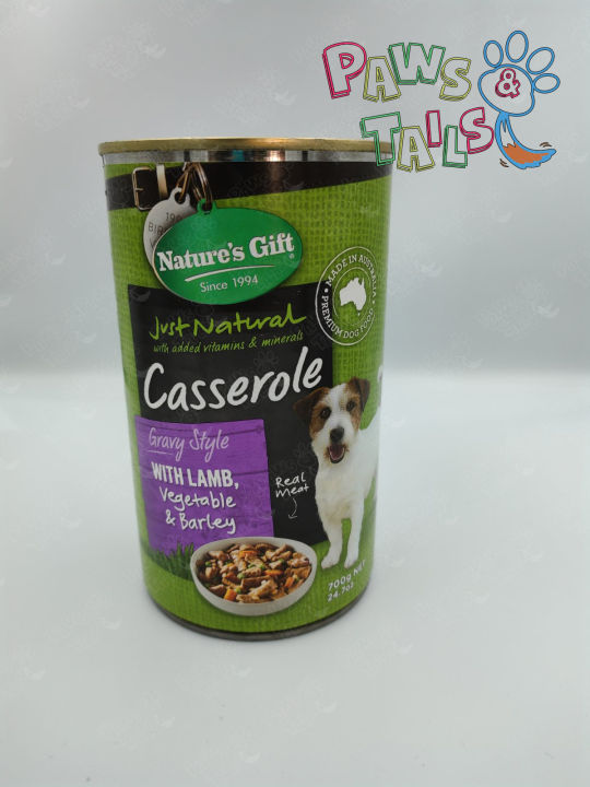 Nature's Gift Dog Food Casserole Lamb, Vegetable, & Barley 700g Lazada PH