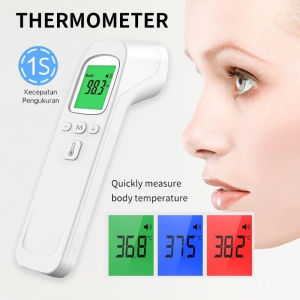 Thermogun Termometer Suhu Tubuh Digital Termometer Inframerah Infrared Non Contact Dahi Untuk Demam