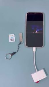 For iPhone TF SD Card Reader Adapter For Apple iPhone 14 13 3.0 OTG Card Reader Camera Photo Transmission Phone Accessories