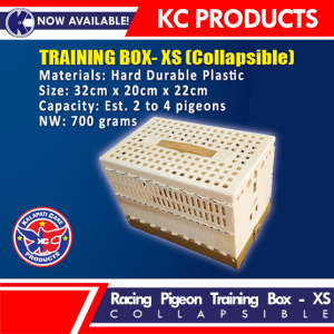 RACING PIGEON COLLAPSIBLE CAGE(T-Box) Cage Size: Extra Small Capacity: Est. 2 to 4 pigeons
