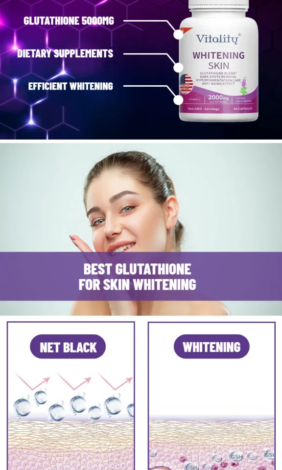 glutathione 2000mg whitening Joke apart our product dey work ohhh 😯 see skin na 😩and you will achieve  this skin with just smal money #whitening #skincareroutine #beauty  #glowingskin #glutathione main image 1