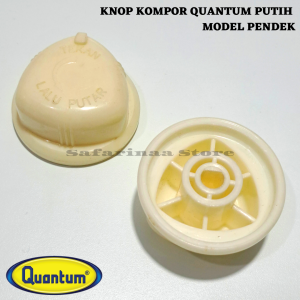 KNOP KOMPOR QUANTUM PUTIH MODEL PENDEK BAHAN TEBAL ORIGINAL