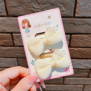 Kids Ribbon Hair Clip Jepit Rambut Anak Pita Rumbai Tassel [13 Varian]