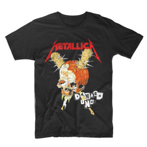 kaos anak band metallica damage inc skull rock legend t shirt laki-laki perempuan cowok cewek premium