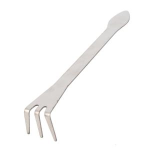 Ergonomic 3 Prong Bonsai Rakes Steel Tool Gardening Tool Simple for Efficient Soil Loosening & Weeds Removal in Gardens