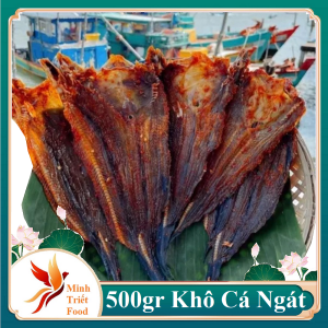 500gr Khô Cá Ngát Xẻ Cà Mau Tẩm Vị Thịt Ngon Mình Vị Vừa Ăn Đặc Biệt Không Cay- ĐẶC SẢN MINH TRIẾT
