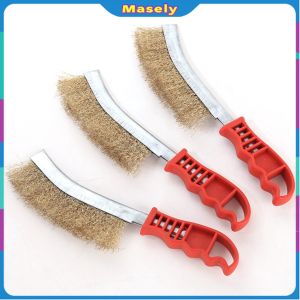Masely Universal Steel Wire Brush Multifunctional Cleaning Tool for Metal Derusting Polishing Kitchen Clean