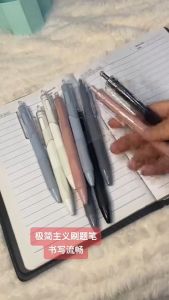 Compact Press Gel Ballpen 0.5mm Quick Dry Formula Smooth Writing School Accessories