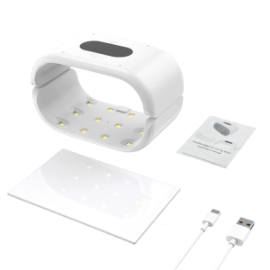 Chuyên Nghiệp Đôi nhựa UV Đèn 24 LED Hạt Chữa đèn UV hong khô móng tay Cho Móng Tay Nghệ Thuật Và dụng cụ bảo vệ màn hình điện thoại