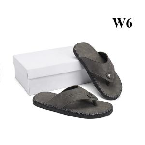 [MỞ BÁN 149 CÀNH] dép xỏ ngón da sáp nam thời trang kiểu dáng trẻ trυng đế đúc liền khâu chỉ toàn bộ chắc chắn W6