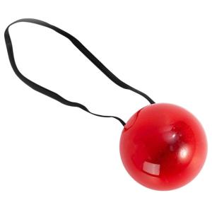 Red Light Up Clown Noses Cosplay Noses Circus Noses for Halloween Christmas Carnival Costume Party Adult Dress Up