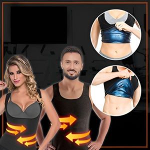 Shapewear Undershirt Fat Burning Non-restrictive Sweat Shaper Sauna Tank Top Non-slip Quick-drying