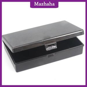 Mazhaha กล่องเก็บพลาสติกโปร่งใสสี่เหลี่ยมผืนผ้า Organizer สติ๊กเกอร์กล่องเดสก์ท็อปภาชนะ Snap กันฝุ่นทนทานเก็บเครื่องประดับ