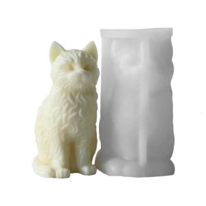 Silicone Mold Crafting Mold Moulds Sitting Cats Shape Craft Mould Silicone Handmade Supplies for Making