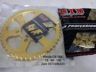 Nhông xích đĩa cho xe CB150r loại 12li phốt caosu