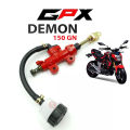 โปรโมชั่น ปั๊มกระทุ้งเบรคหลัง GPX CR5 / GR200R /Demon125 /Demon150gn /Demon150gr /Demon x ปั๊มเบรคหลัง ปั๊มดีสเบรคหลัง ปั๊มกระทุ้ง +กระปุกน้ำมันเบรค. 