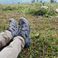 Giày Trekking Leo Núi Nam Humtto 650221A-1 - Đi phượt, Lội suối, Lội nước - Nhanh khô. 