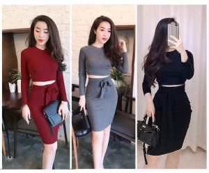 set bộ cột nơ thời trang XINSO cao cấp chất thun gân dày dặn co giãn tốt không bai xù