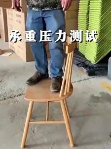 Solid Wood Dining Chairs Household Chairs Dressing Chair Nordic Book Chairs Backrest Chairs Light Luxury Windsor Chairs
