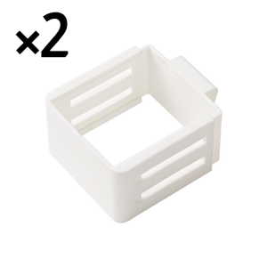 Retractable refrigerator hanging box Drill-free storage box Adjustable storage box Snap-on refrigerator side door hanging basket Sauce bag storage basket