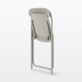 มูจิ เก้าอี้พับโครงเหล็กที่นั่งและพนักพิงไม้ - MUJI Steel Pipe Folding Chair Wooden Seat (W45 x D50 x H79cm). 