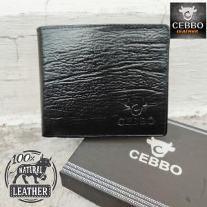 FREE SHIPPING- dompet kulit Sapi + box dompet pria dompet lipat dompet pria dompet kartu