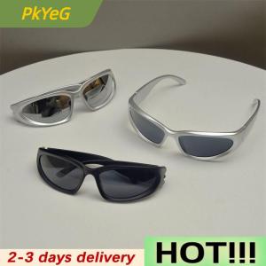 PkYeG Sport Polarized Sunglasses Sun Glasses Goggles UV400 Windproof Steampunk Sunglasses for Men Women Fishing Retro