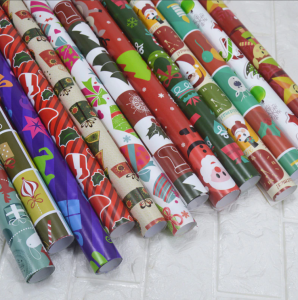 10pcs 1 design Random Design Christmas Gift Wrapper / random design christmas paper bag 64-48cm